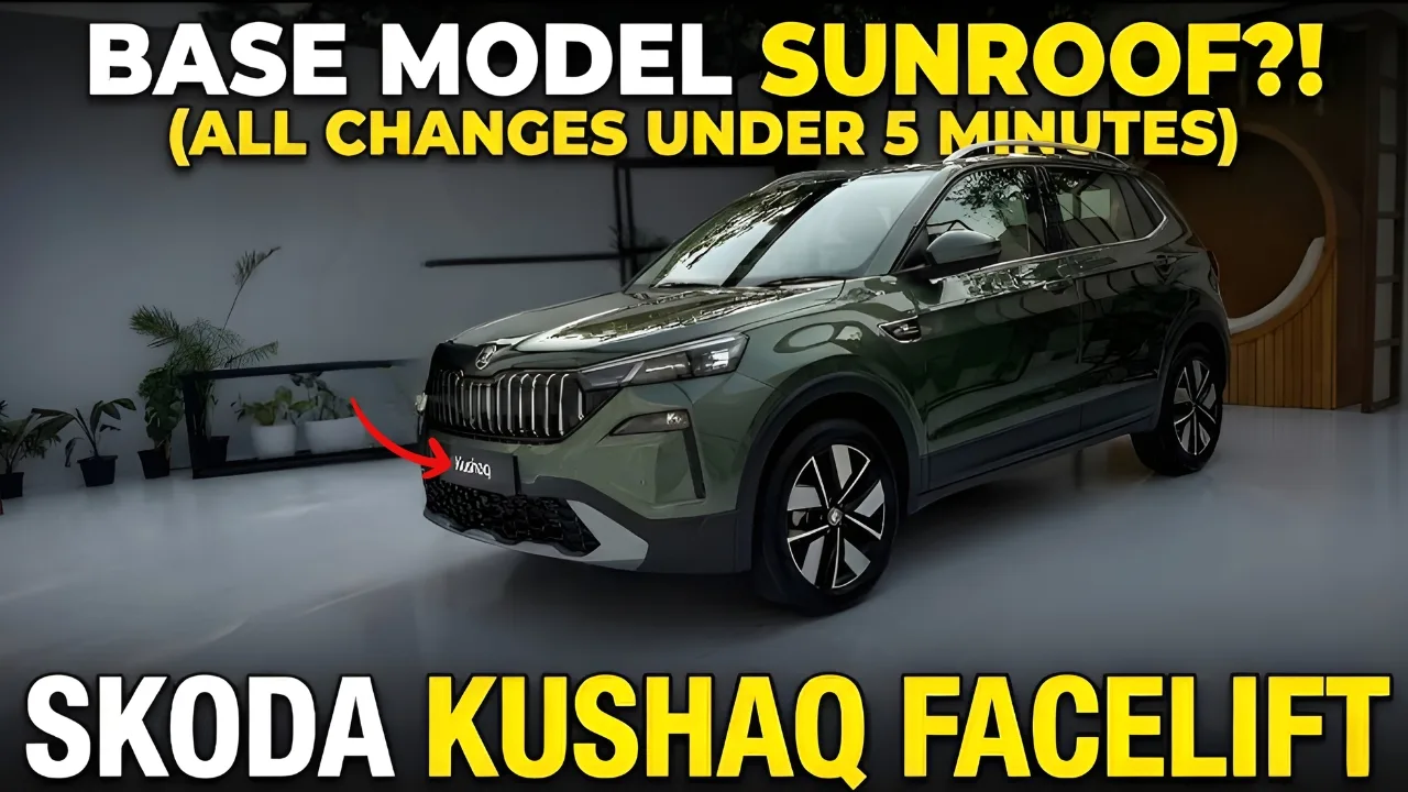 Skoda Kushaq Facelift 2026 Unveiled